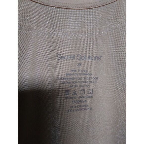 Secret Solutions Shaping Tank Top Size 3X - Picture 2 of 3